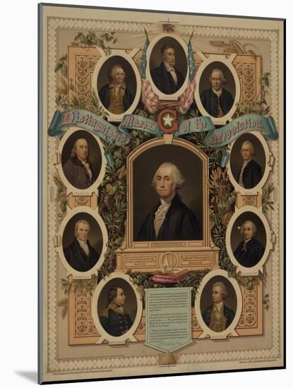 Distinguished masons of the revolution, 1876-American School-Mounted Giclee Print