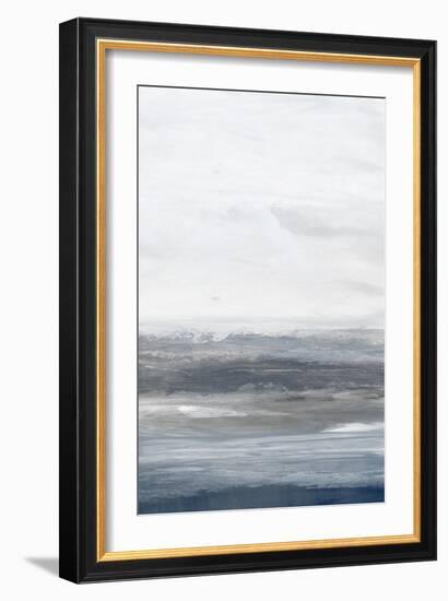 Distorded Oceanscape 1-Denise Brown-Framed Art Print