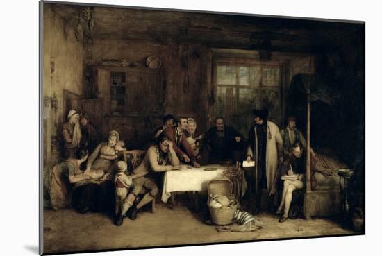 Distraining for Rent, 1815 (Panel)-Sir David Wilkie-Mounted Giclee Print