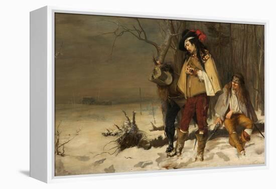 Distressed Cavaliers Turned Highwaymen, 1861-John Pettie-Framed Premier Image Canvas