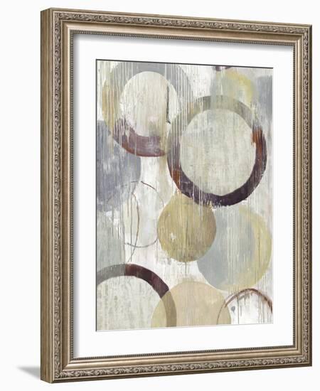 Distressed Rings II-Tom Reeves-Framed Art Print