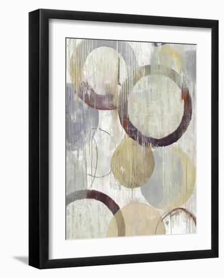 Distressed Rings II-Tom Reeves-Framed Art Print