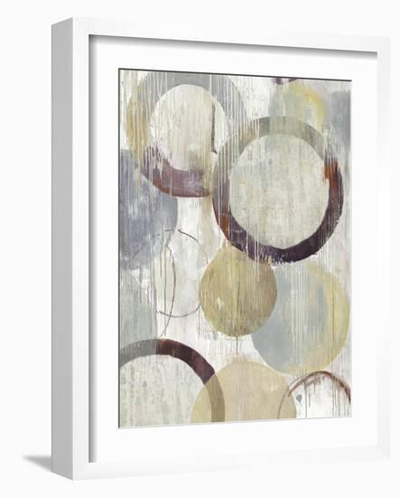 Distressed Rings II-Tom Reeves-Framed Art Print