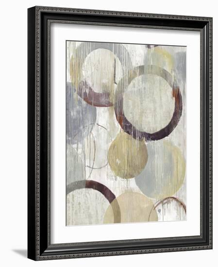 Distressed Rings II-Tom Reeves-Framed Art Print