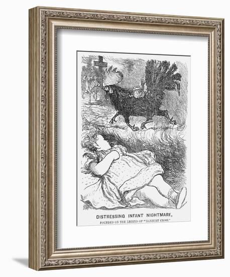 Distressing Infant Nightmare, 1865-George Du Maurier-Framed Giclee Print