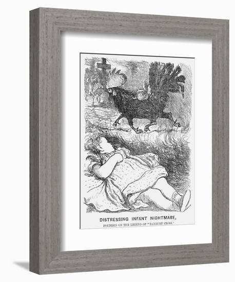 Distressing Infant Nightmare, 1865-George Du Maurier-Framed Giclee Print