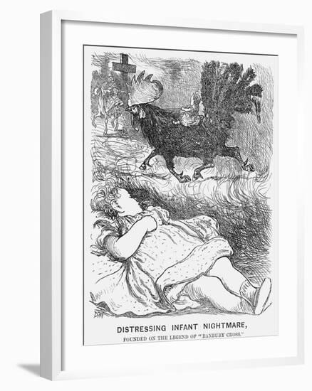 Distressing Infant Nightmare, 1865-George Du Maurier-Framed Giclee Print