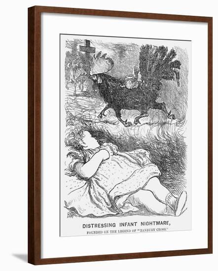 Distressing Infant Nightmare, 1865-George Du Maurier-Framed Giclee Print