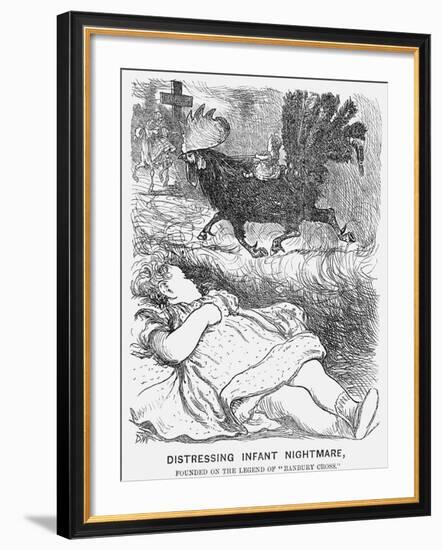 Distressing Infant Nightmare, 1865-George Du Maurier-Framed Giclee Print