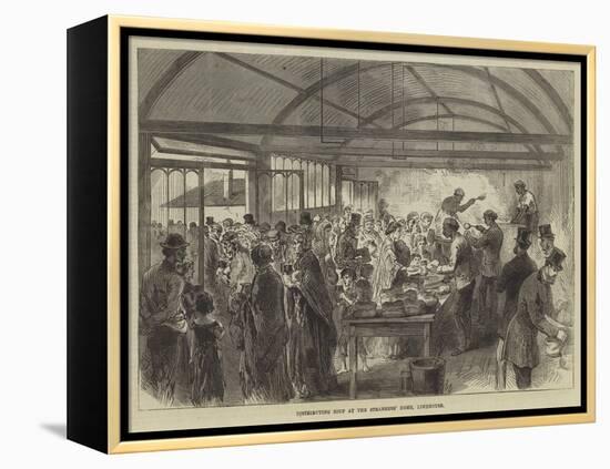 Distributing Soup at the Strangers' Home, Limehouse-null-Framed Premier Image Canvas