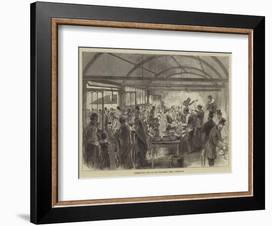 Distributing Soup at the Strangers' Home, Limehouse-null-Framed Premium Giclee Print