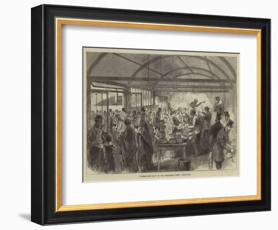 Distributing Soup at the Strangers' Home, Limehouse-null-Framed Premium Giclee Print