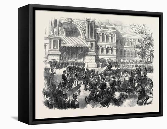 Distribution of Prizes of the Paris Exhibition-null-Framed Premier Image Canvas