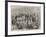 Distribution of Prizes to the Children of the Ragged-School Union at Exeter Hall-null-Framed Giclee Print