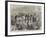 Distribution of Prizes to the Children of the Ragged-School Union at Exeter Hall-null-Framed Giclee Print