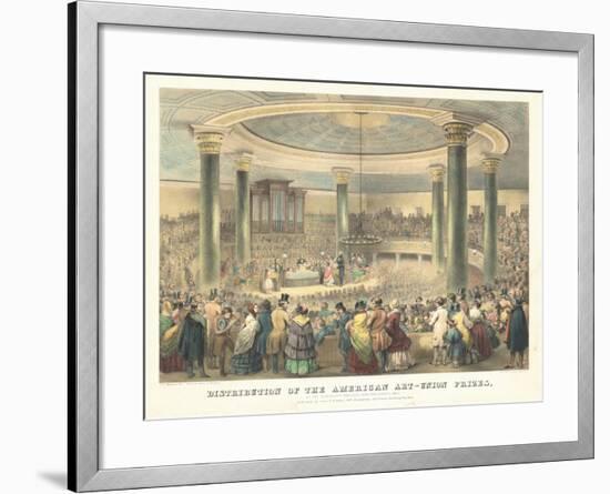 Distribution of the American Art-Union Prices-Francis D'Avignon-Framed Giclee Print