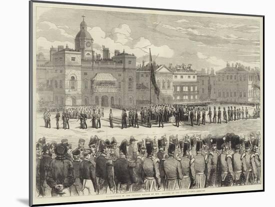 Distribution of the Crimean Medals by Her Majesty, at the Horse Guards-null-Mounted Giclee Print