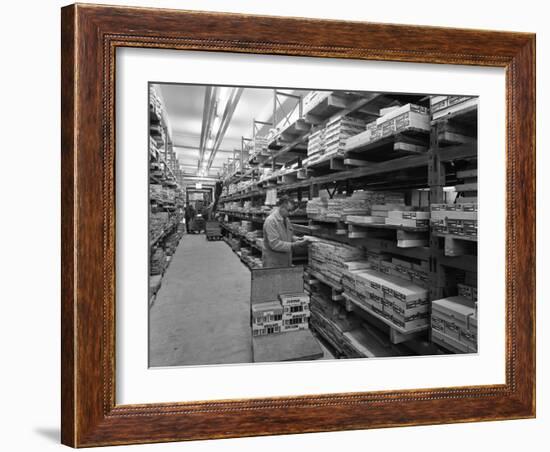 Distribution Warehouse, Stanley Tools, Sheffield, South Yorkshire, 1967-Michael Walters-Framed Photographic Print