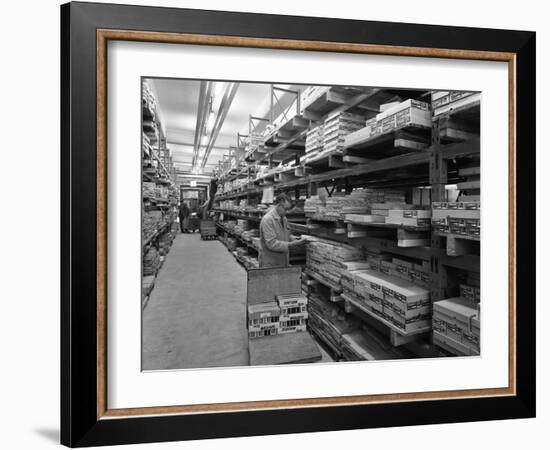 Distribution Warehouse, Stanley Tools, Sheffield, South Yorkshire, 1967-Michael Walters-Framed Photographic Print