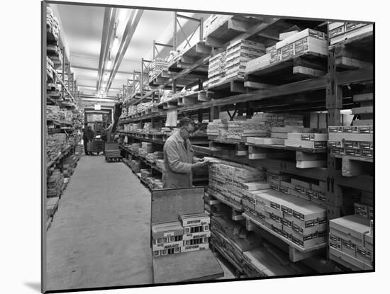 Distribution Warehouse, Stanley Tools, Sheffield, South Yorkshire, 1967-Michael Walters-Mounted Photographic Print