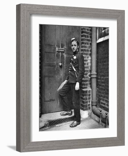 District Messenger, London, 1926-1927-McLeish-Framed Giclee Print