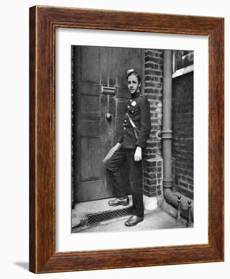 District Messenger, London, 1926-1927-McLeish-Framed Giclee Print