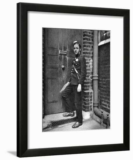 District Messenger, London, 1926-1927-McLeish-Framed Giclee Print