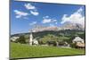 District Stern or La Villa in Front of the Sas Dla Crusc, 'Abtei' or 'Badia', Dolomites-Gerhard Wild-Mounted Photographic Print