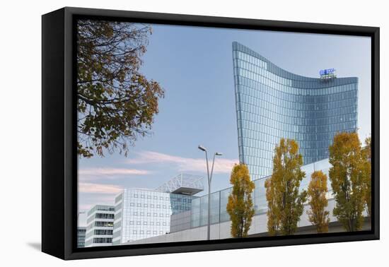 District, Tower Omv, Vienna, Austria-Rainer Mirau-Framed Premier Image Canvas