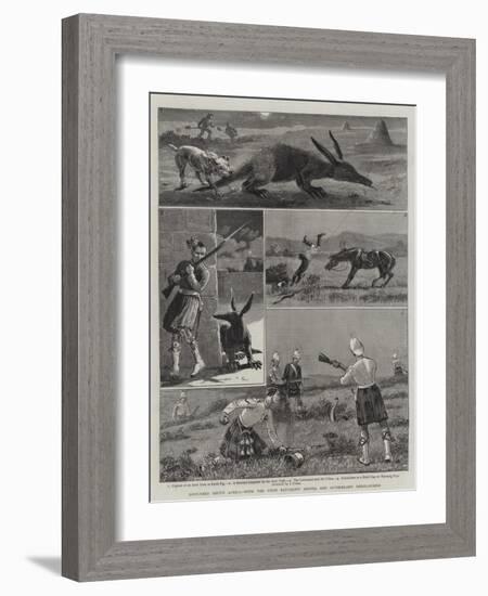 Disturbed South Africa, with the First Battalion Argyll and Sutherland Highlanders-null-Framed Giclee Print