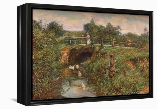 'Disturbing The Fishes', c1901-James Charles-Framed Premier Image Canvas