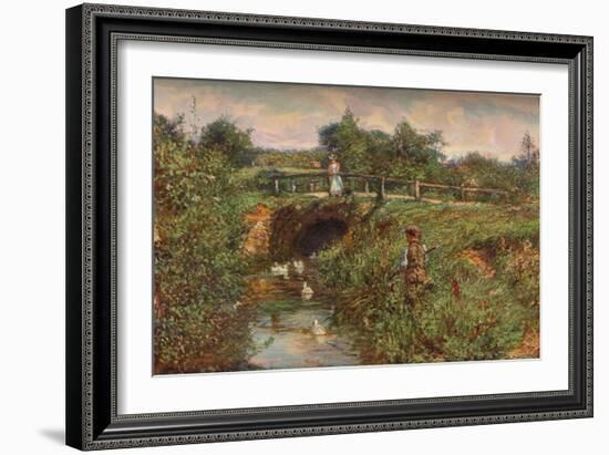 'Disturbing The Fishes', c1901-James Charles-Framed Giclee Print