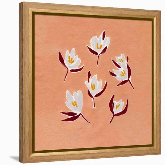 Ditsy Blooms II-Emma Caroline-Framed Stretched Canvas