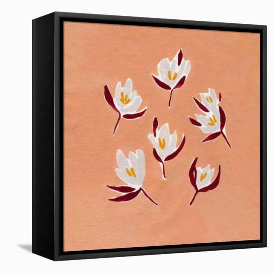 Ditsy Blooms II-Emma Caroline-Framed Stretched Canvas