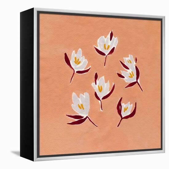 Ditsy Blooms II-Emma Caroline-Framed Stretched Canvas