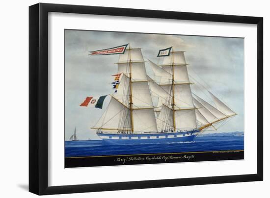 Dittatore Garibaldi Brigantine-null-Framed Giclee Print