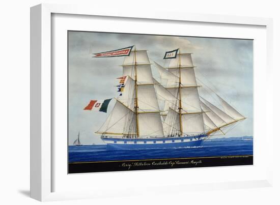 Dittatore Garibaldi Brigantine-null-Framed Giclee Print