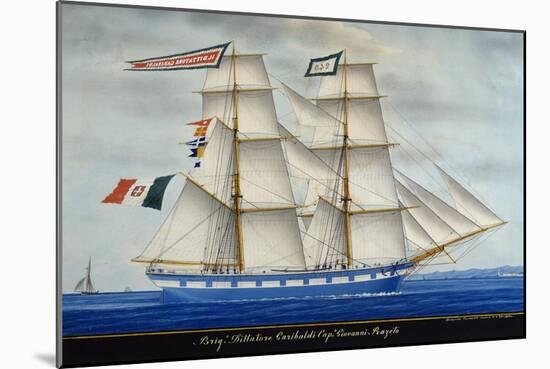 Dittatore Garibaldi Brigantine-null-Mounted Giclee Print