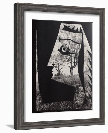 Diurnes - Jacqueline aux arbres-Picasso & Villers-Framed Premium Edition