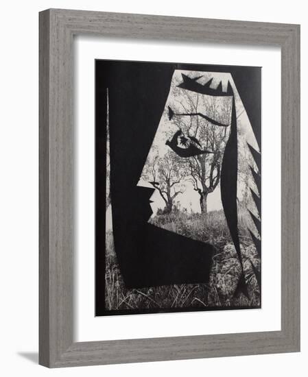 Diurnes - Jacqueline aux arbres-Picasso & Villers-Framed Premium Edition