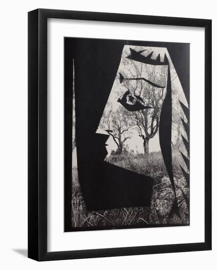 Diurnes - Jacqueline aux arbres-Picasso & Villers-Framed Premium Edition