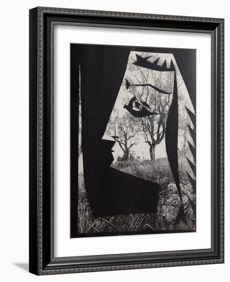 Diurnes - Jacqueline aux arbres-Picasso & Villers-Framed Premium Edition