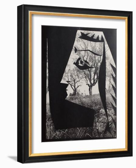 Diurnes - Jacqueline aux arbres-Picasso & Villers-Framed Premium Edition