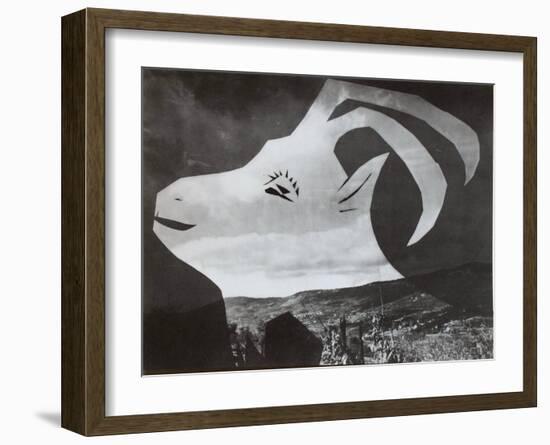 Diurnes - La chèvre à l'horizon-Picasso & Villers-Framed Collectable Print