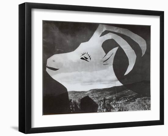 Diurnes - La chèvre à l'horizon-Picasso & Villers-Framed Collectable Print