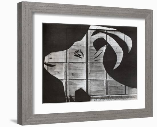 Diurnes - La chèvre à la caisse d'emballage-Picasso & Villers-Framed Collectable Print