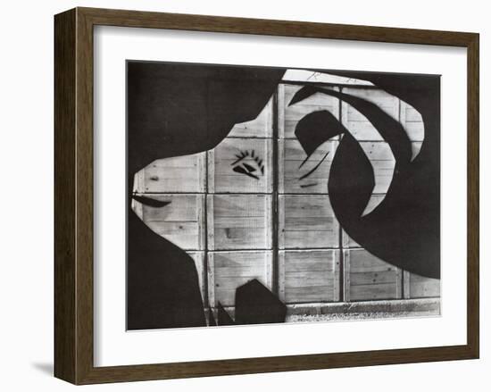 Diurnes - La chèvre à la caisse d'emballage-Picasso & Villers-Framed Collectable Print