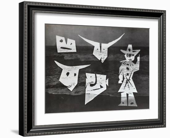 Diurnes - Le magicien aux toros-Picasso & Villers-Framed Premium Edition