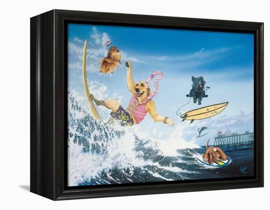 Diva Dawg-Scott Westmoreland-Framed Stretched Canvas