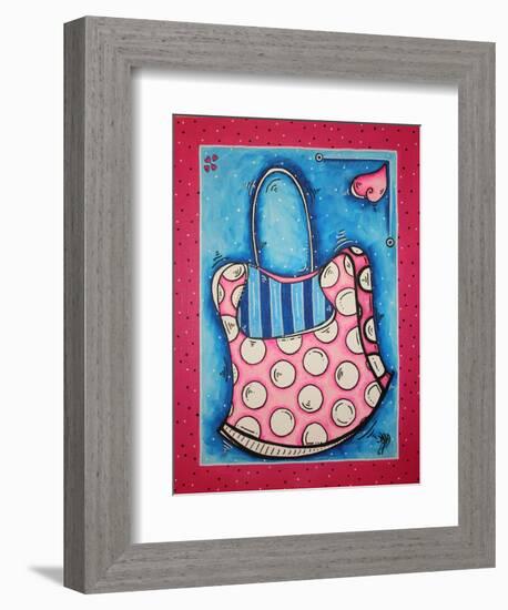 Diva Handbag By-Megan Aroon Duncanson-Framed Art Print